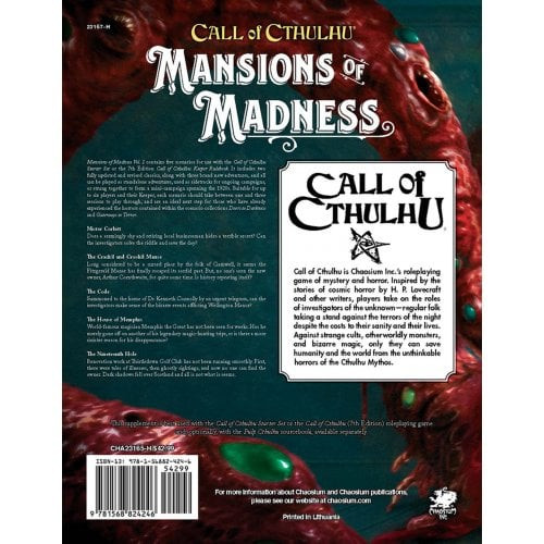 Call of Cthulhu: Mansions of Madness - Vol 1 Behind Closed Doors