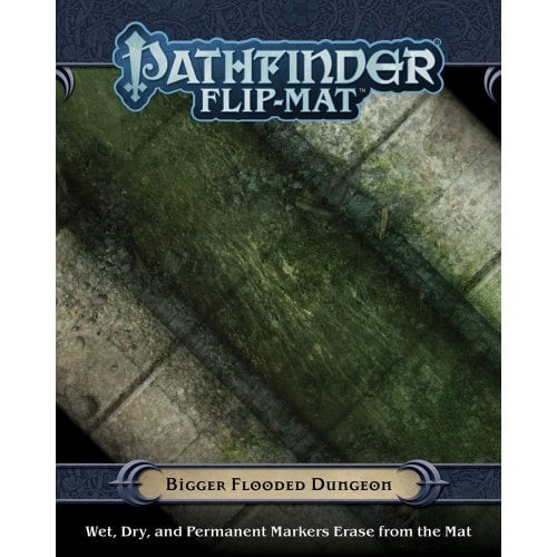 Pathfinder Flip-Mat: Bigger Flooded Dungeon