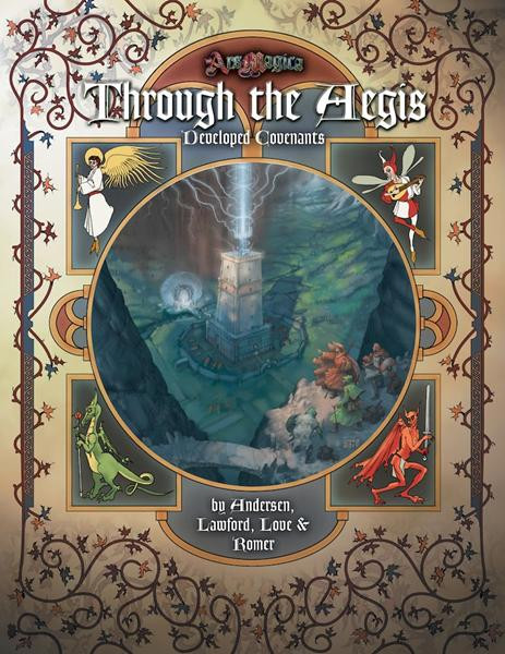 Ars Magica 5th Edition: Through the Aegis - Developed Covenants (Hardback)