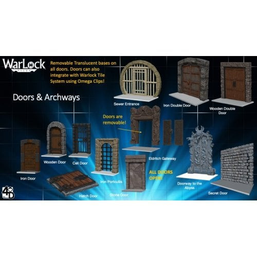 WarLock Tiles - Doors & Archways