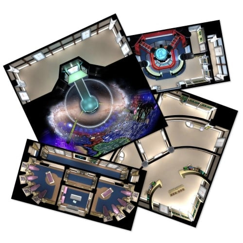 Star Trek Adventures RPG: The Next Generation Starfleet Deck Tiles