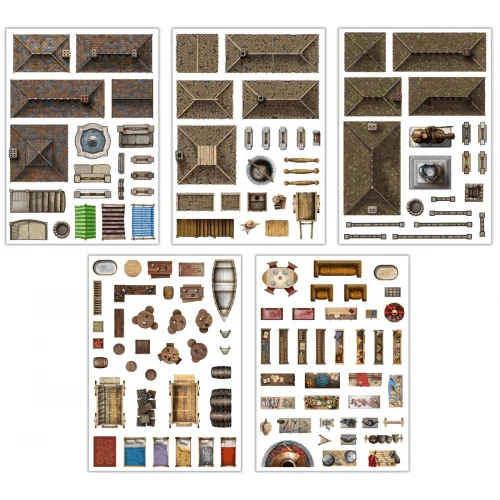 Add-On Scenery for RPG Battle Maps - Town Trimmings