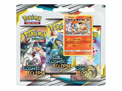 SM Cosmic Eclipse 3 Pack Blister Victini