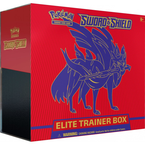 Sword & Shield (Base) Elite Trainer Box Zacian (Red)