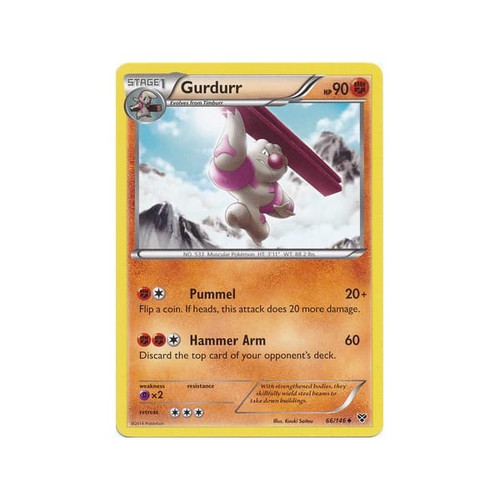 XY Base Set 66/146 Gurdurr