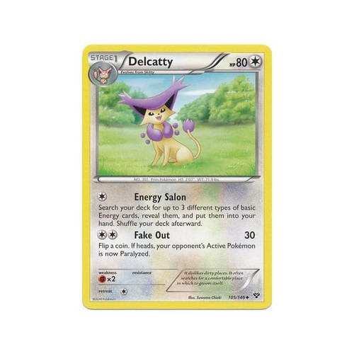 XY Base Set 105/146 Delcatty
