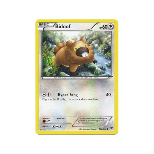 XY Base Set 106/146 Bidoof