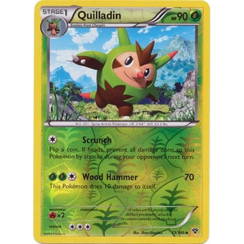 XY Base Set 13/146 Quilladin (Reverse Holo)