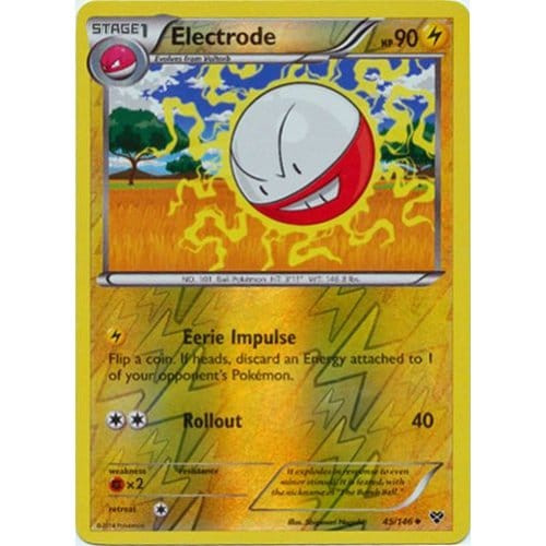 XY Base Set 045/146 Electrode (Reverse Holo)