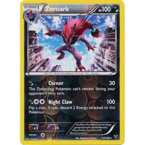 XY Base Set 73/146 Zoroark (Reverse Holo)