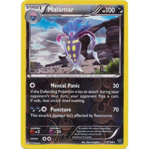 XY Base Set 77/146 Malamar (Reverse Holo)