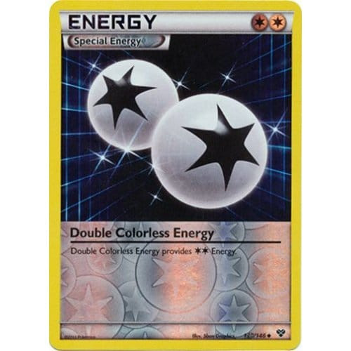 XY Base Set 130/146 Double Colorless Energy (Reverse Holo)