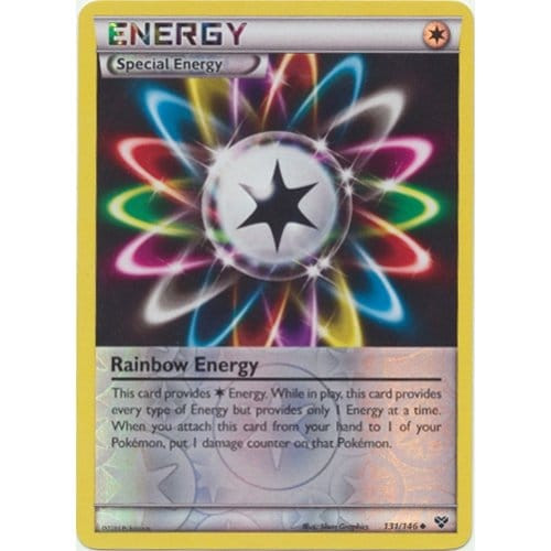 XY Base Set 131/146 Rainbow Energy (Reverse Holo)
