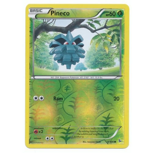 XY Flashfire 4/106 Pineco (Reverse Holo)