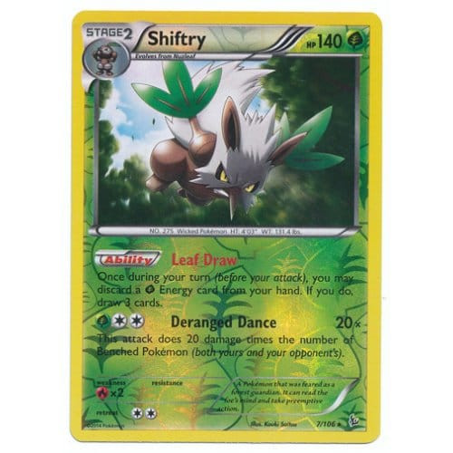 XY Flashfire 007/106 Shiftry (Reverse Holo)