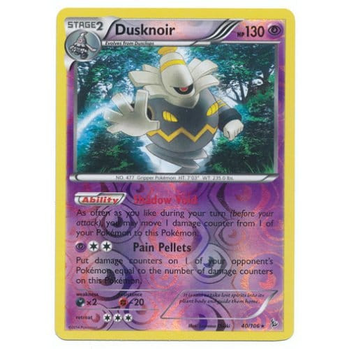 XY Flashfire 40/106 Dusknoir (Reverse Holo)