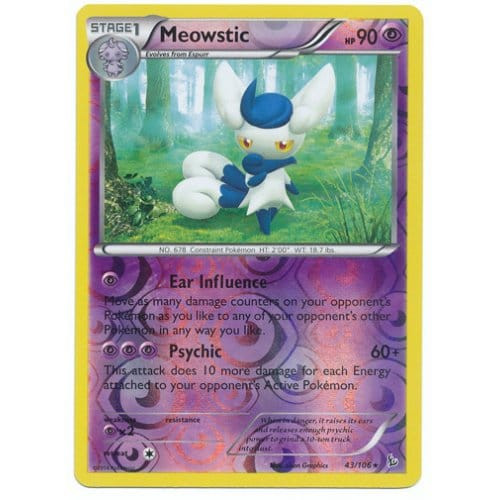 XY Flashfire 43/106 Meowstic (Reverse Holo)