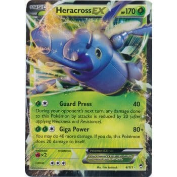 XY Furious Fists 4/111 Heracross EX (Half Art)