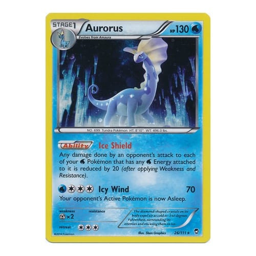 XY Furious Fists 26/111 Aurorus (Cosmo Holo)