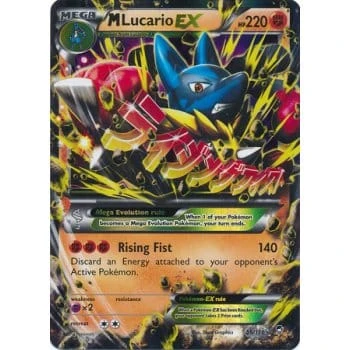 XY Furious Fists 55/111 M Lucario EX (Half Art Mega)