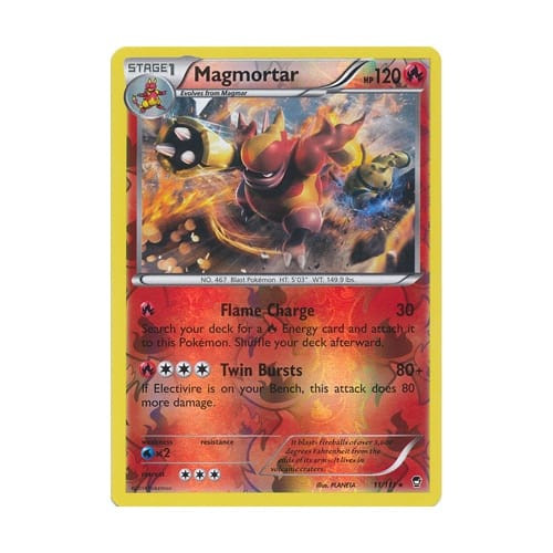 XY Furious Fists 11/111 Magmortar (Reverse Holo)