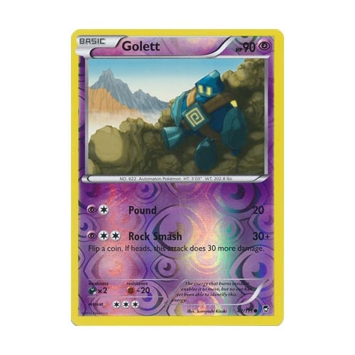 XY Furious Fists 42/111 Golett (Reverse Holo)