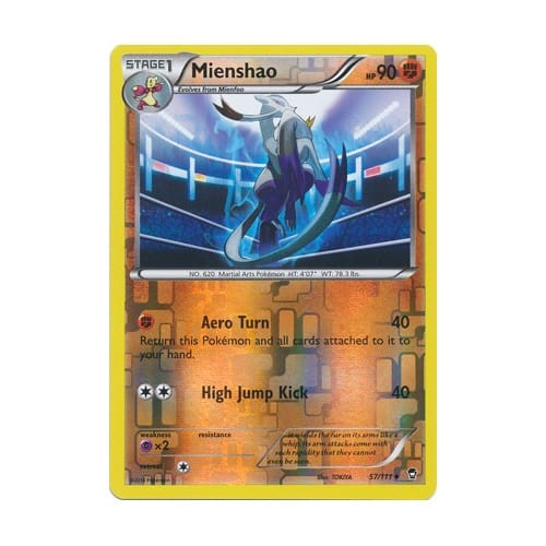 XY Furious Fists 57/111 Mienshao (Reverse Holo)