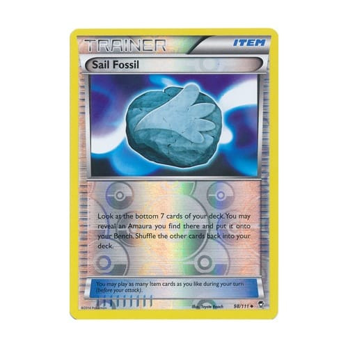 XY Furious Fists 98/111 Sail Fossil (Reverse Holo)