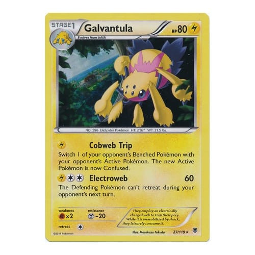 XY Phantom Forces 27/119 Galvantula (Shatter Holo)
