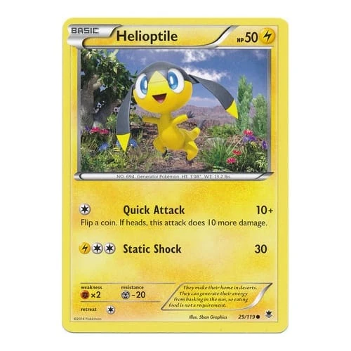 XY Phantom Forces 29/119 Helioptile