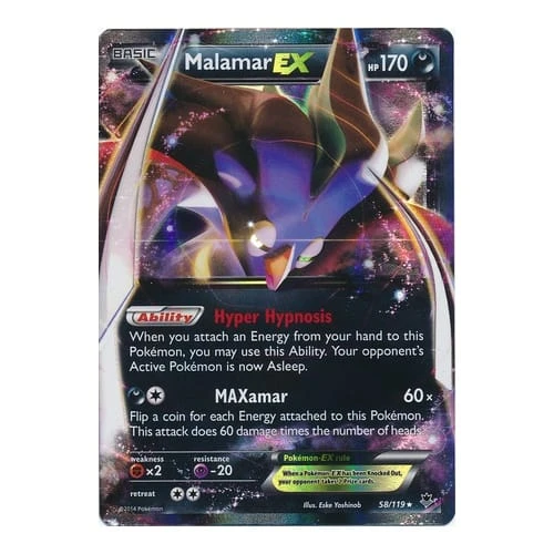 XY Phantom Forces 58/119 Malamar EX (Half Art)