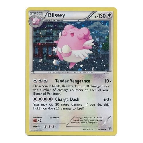 XY Phantom Forces 81/119 Blissey (Cosmo Holo)