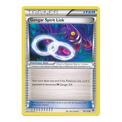 XY Phantom Forces 95/119 Gengar Spirit Link (Non-Holo)