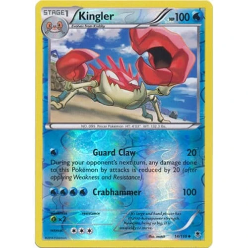 XY Phantom Forces 14/119 Kingler (Reverse Holo)