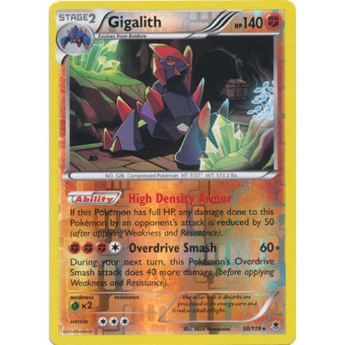 XY Phantom Forces 50/119 Gigalith (Reverse Holo)
