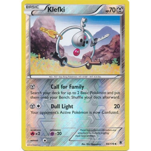 XY Phantom Forces 066/119 Klefki (Reverse Holo)