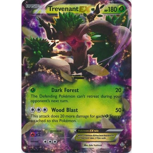 XY Primal Clash 19/160 Trevenant EX (Half Art)
