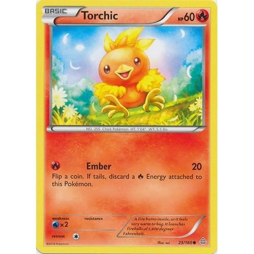XY Primal Clash 25/160 Torchic (Non-Holo)