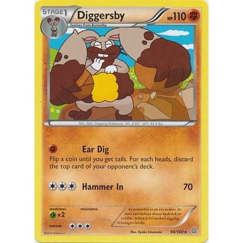 XY Primal Clash 90/160 Diggersby