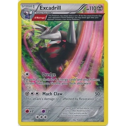 XY Primal Clash 97/160 Excadrill (Holo)