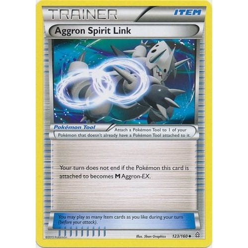XY Primal Clash 123/160 Aggron Spirit Link