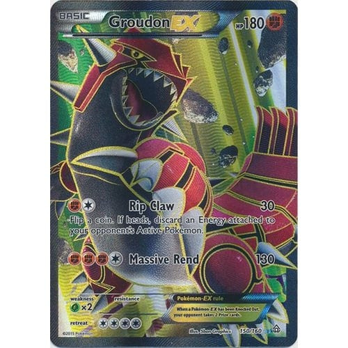 XY Primal Clash 150/160 Groudon EX (Full Art)