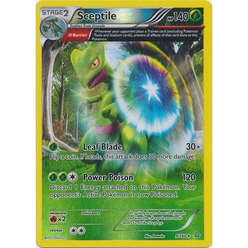 XY Primal Clash 9/160 Sceptile (Reverse Holo)