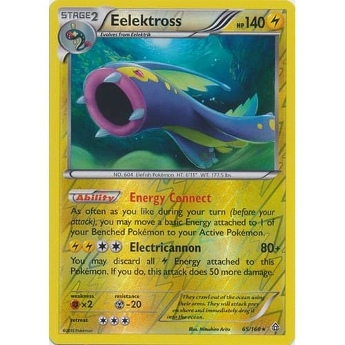 XY Primal Clash 65/160 Eelektross (Reverse Holo)