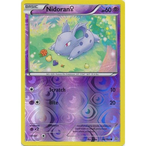 XY Primal Clash 066/160 Nidoran (F) (Reverse Holo)