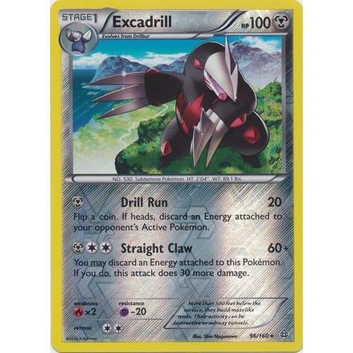 XY Primal Clash 96/160 Excadrill (Reverse Holo)