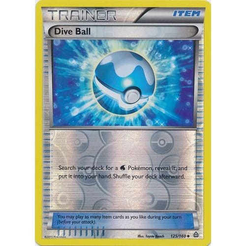 XY Primal Clash 125/160 Dive Ball (Reverse Holo)