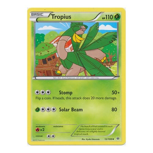 XY Roaring Skies 12/108 Tropius