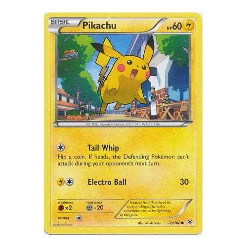 XY Roaring Skies 20/108 Pikachu