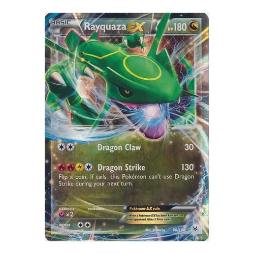 XY Roaring Skies 60/108 Rayquaza EX (Half Art)